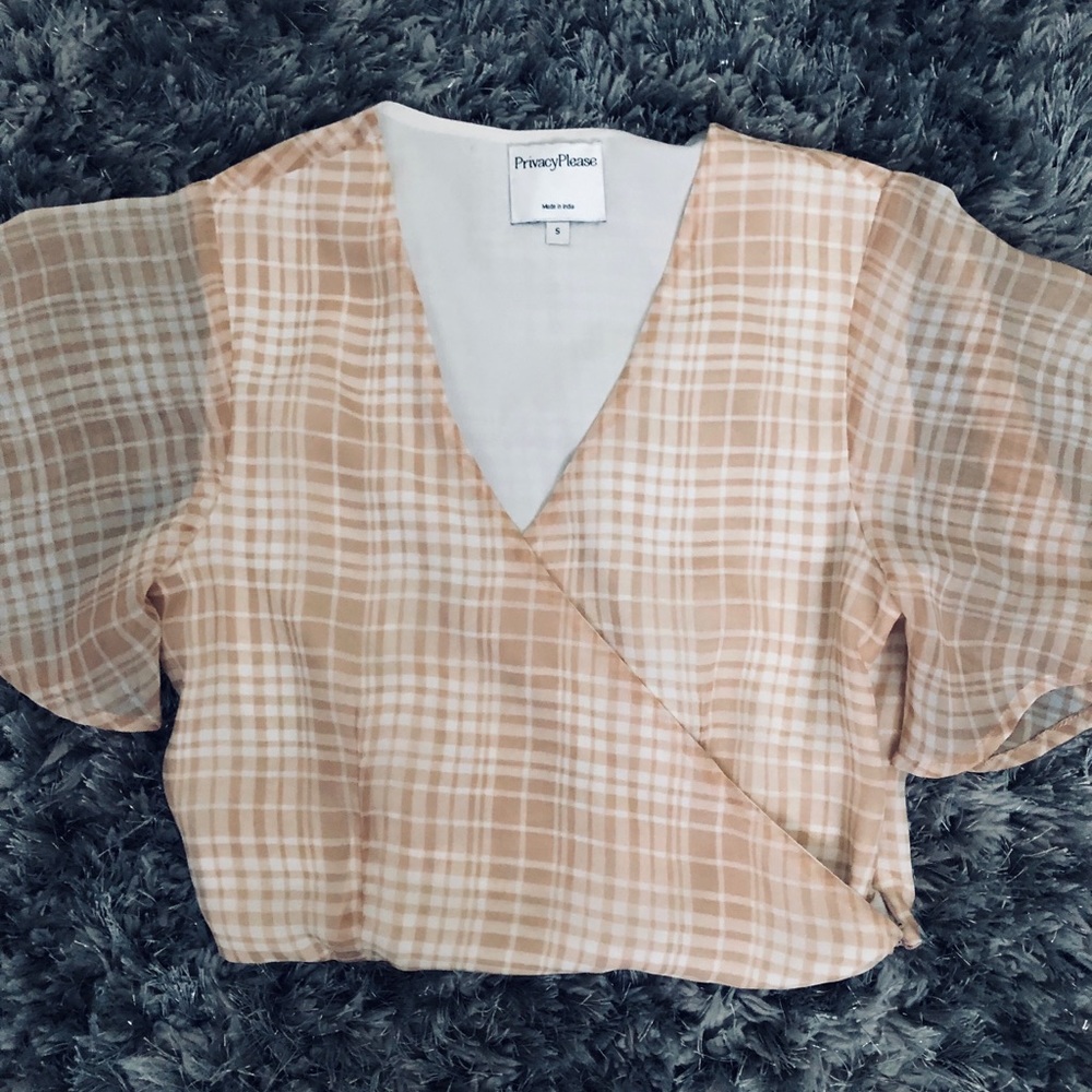 Crop Privacy Please Blouse